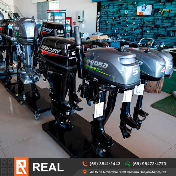 Motor de Popa 15HP Super 2 Tempos Mercury