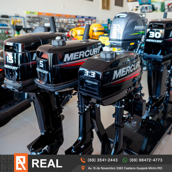 Motor de Popa 15HP Super 2 Tempos Mercury