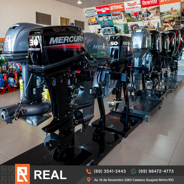 Motor de Popa 15HP Super 2 Tempos Mercury