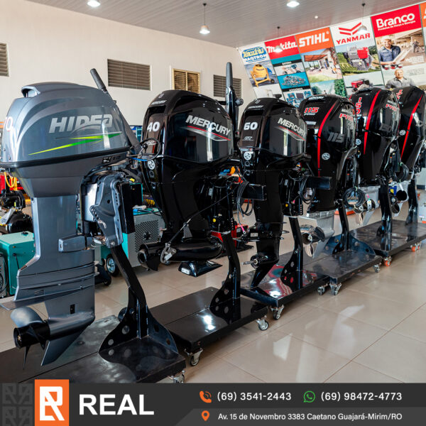 Motor de Popa 15HP Super 2 Tempos Mercury