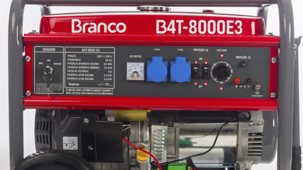 Gerador Branco B4T-8000 E – TRIFÁSICO 380V