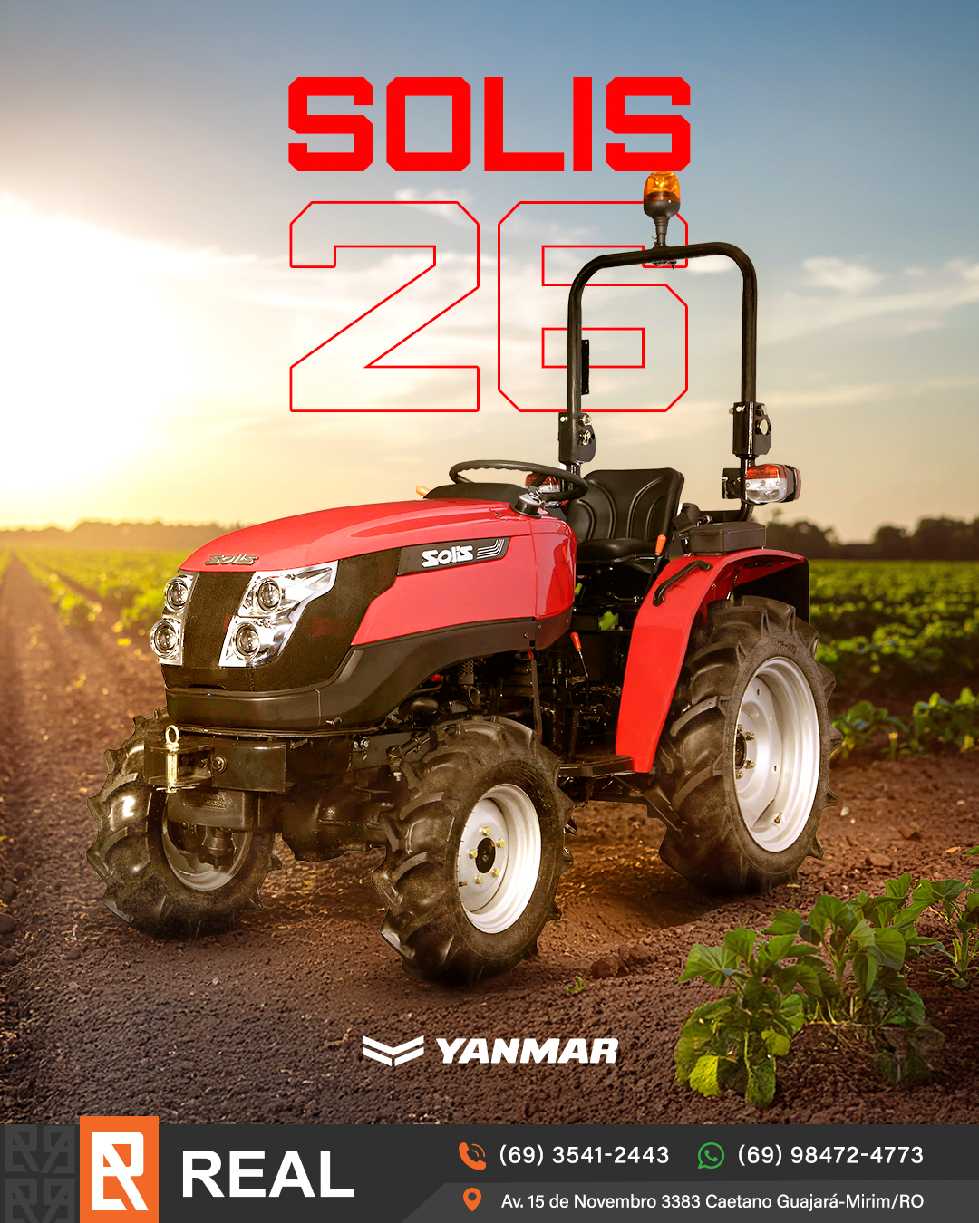 Trator Yanmar Solis 26 Agrícola