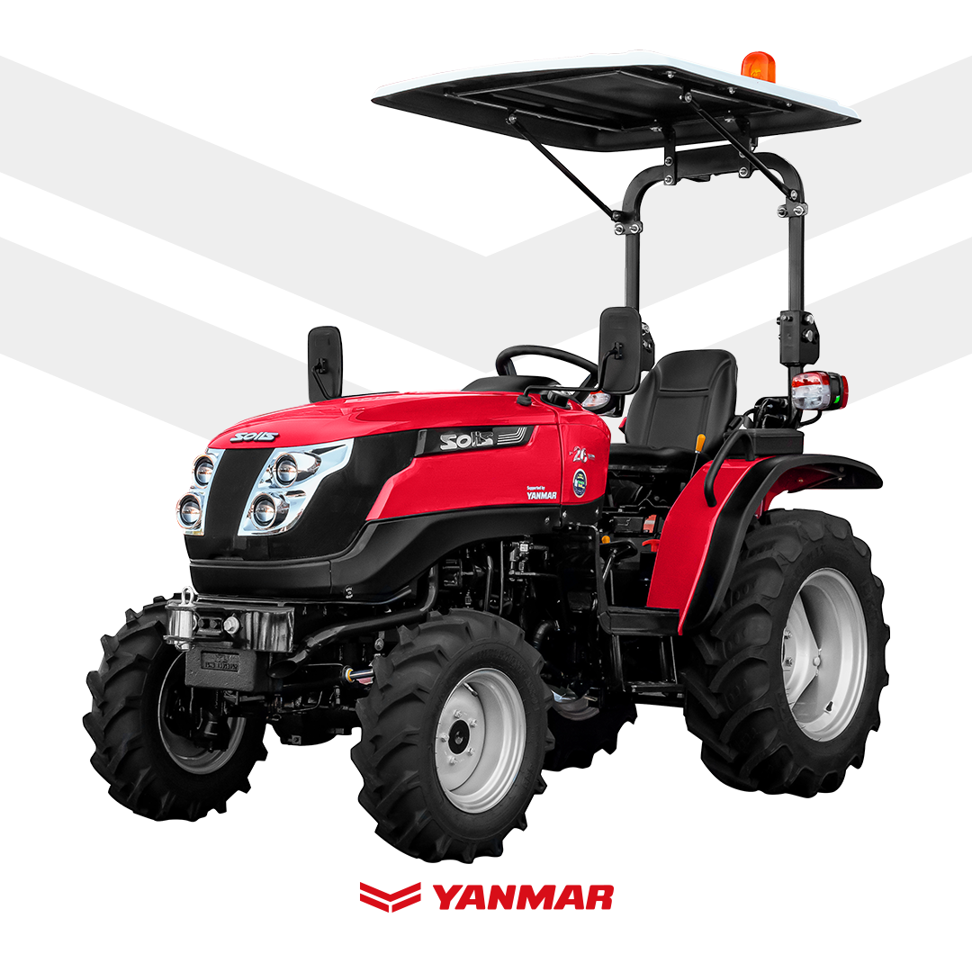 Trator Yanmar Solis 26 com teto