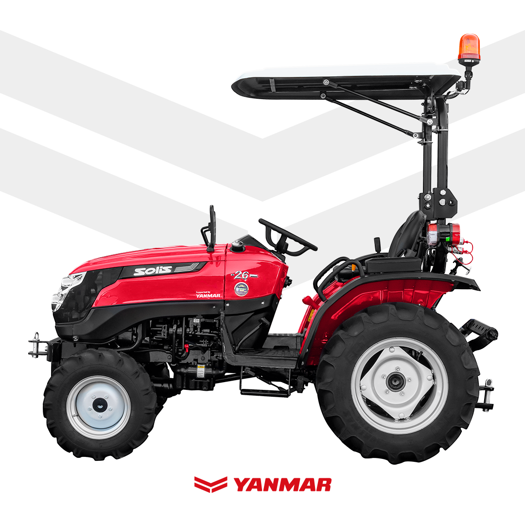 Trator Yanmar Solis 26 com teto
