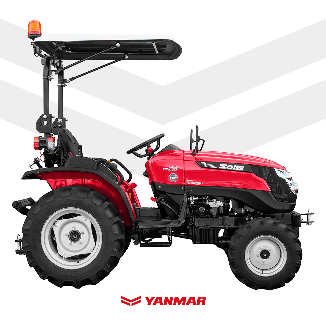 Trator Yanmar Solis 26 com teto